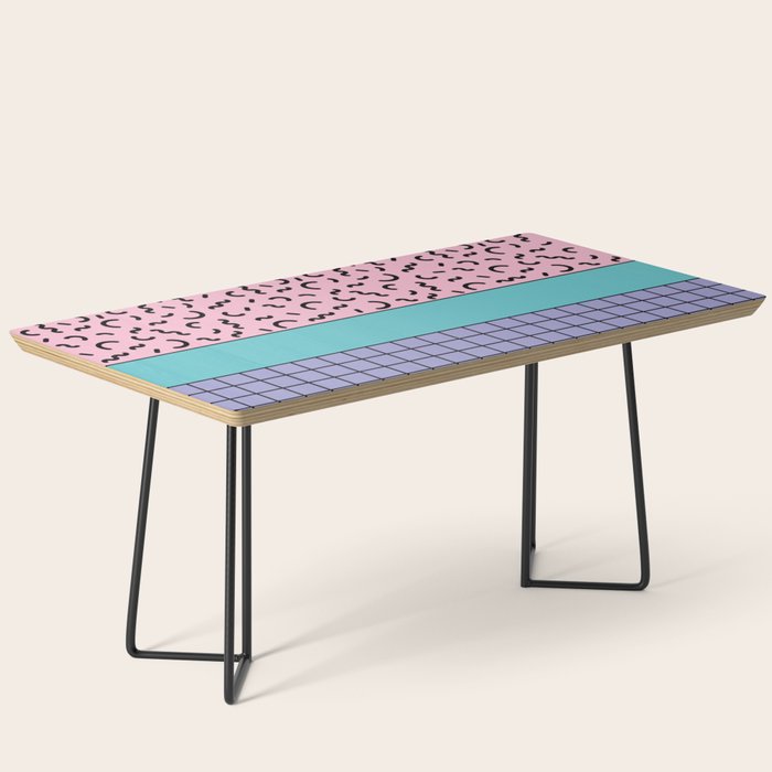 Memphis pattern 61 - 80s / 90s Retro Coffee Table Gallery Image 1