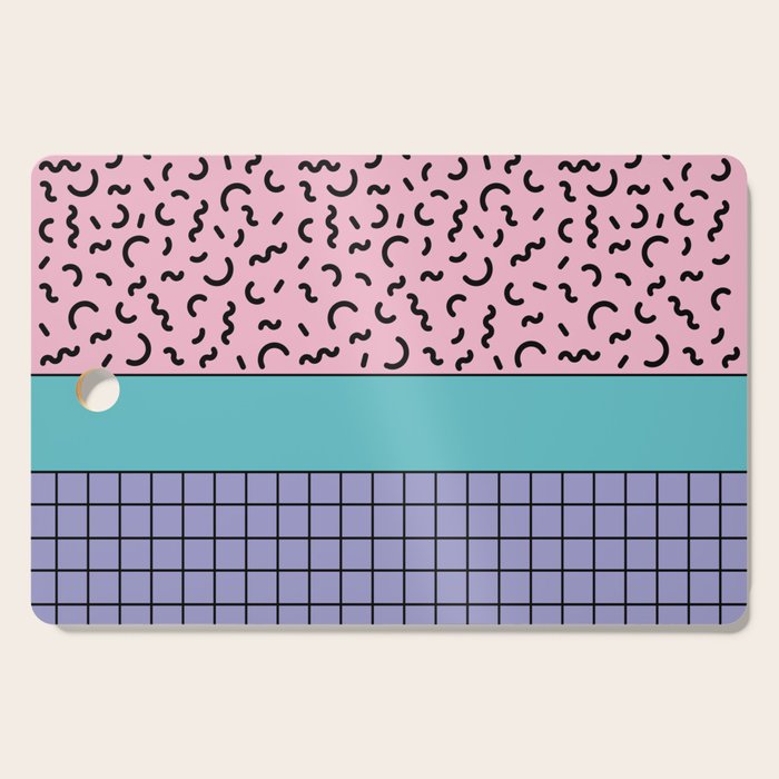 Memphis pattern 61 - 80s / 90s Retro Cutting Board Gallery Image 1
