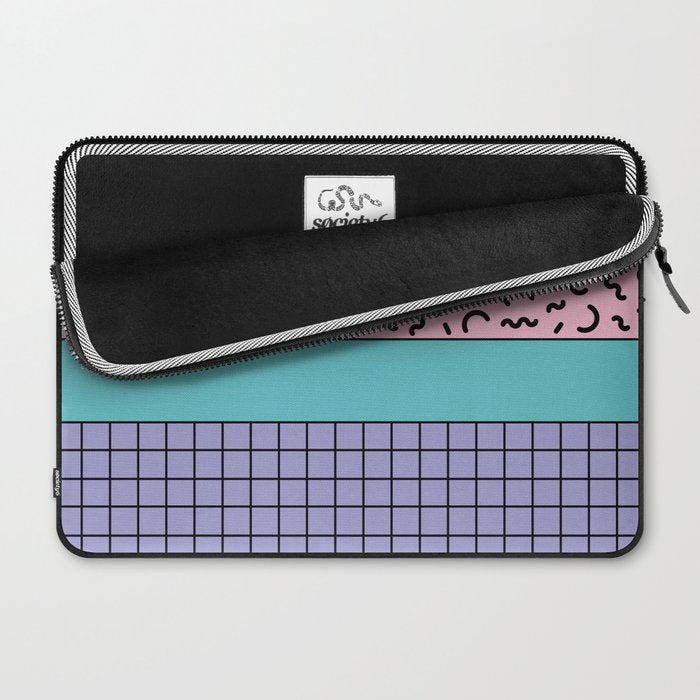 Memphis pattern 61 - 80s / 90s Retro Laptop Sleeve Gallery Image 2
