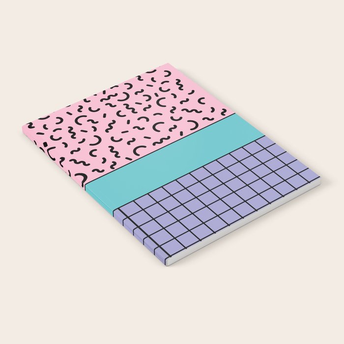 Memphis pattern 61 - 80s / 90s Retro Notebook Gallery Image 2