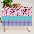Memphis pattern 61 - 80s / 90s Retro Credenza Gallery Image 1