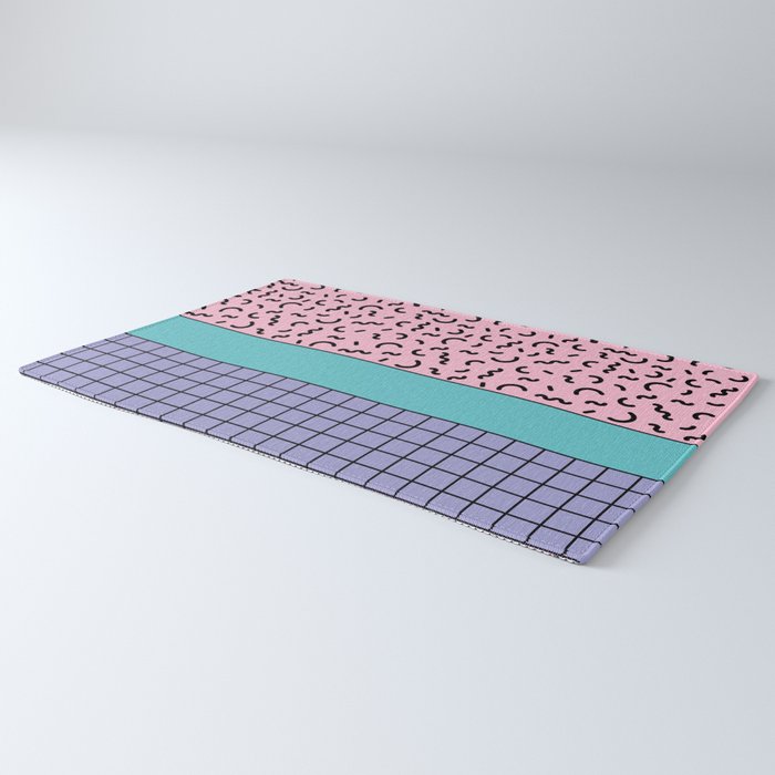 Memphis pattern 61 - 80s / 90s Retro Rug Gallery Image 3