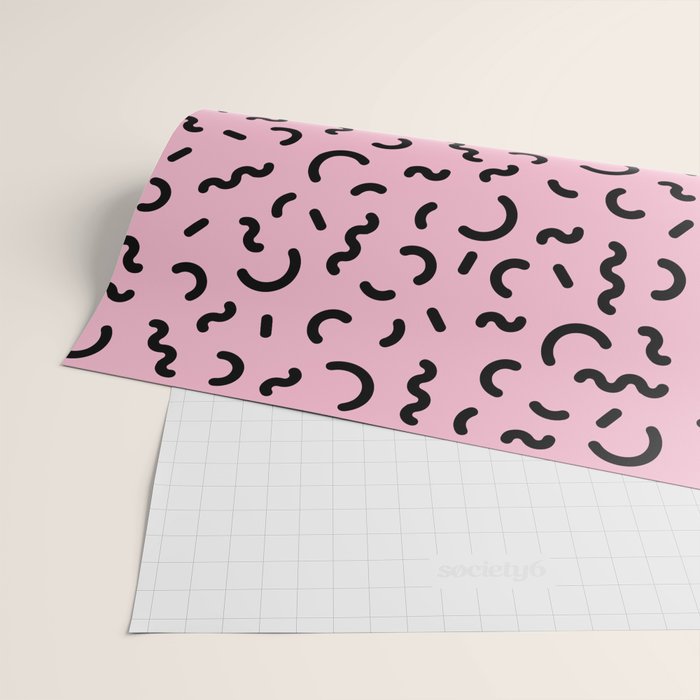 Memphis pattern 61 - 80s / 90s Retro Wrapping Paper Gallery Image 2