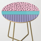 Memphis pattern 61 - 80s / 90s Retro Side Table Gallery Image 2