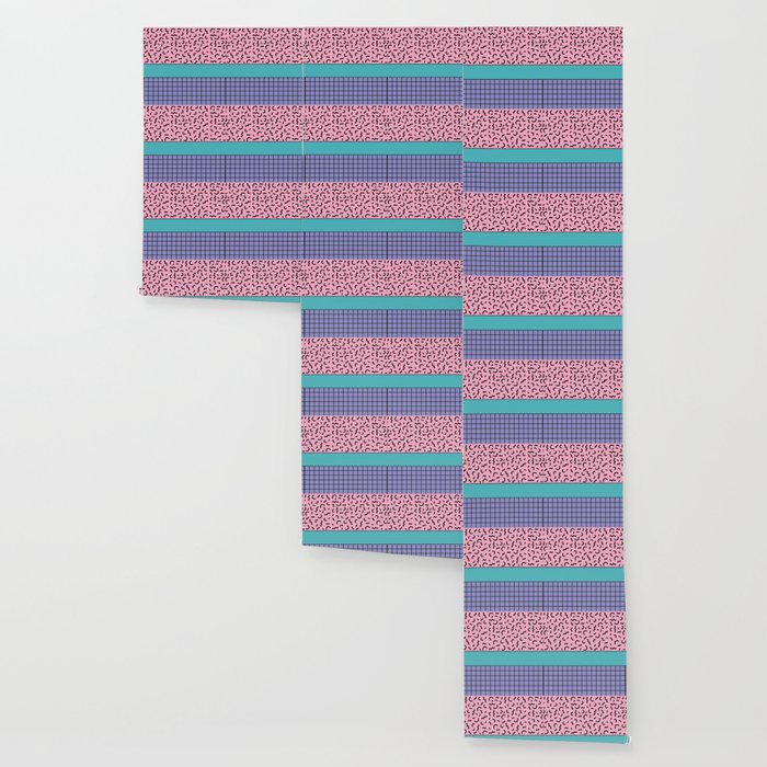 Memphis pattern 61 - 80s / 90s Retro Wallpaper Gallery Image 3