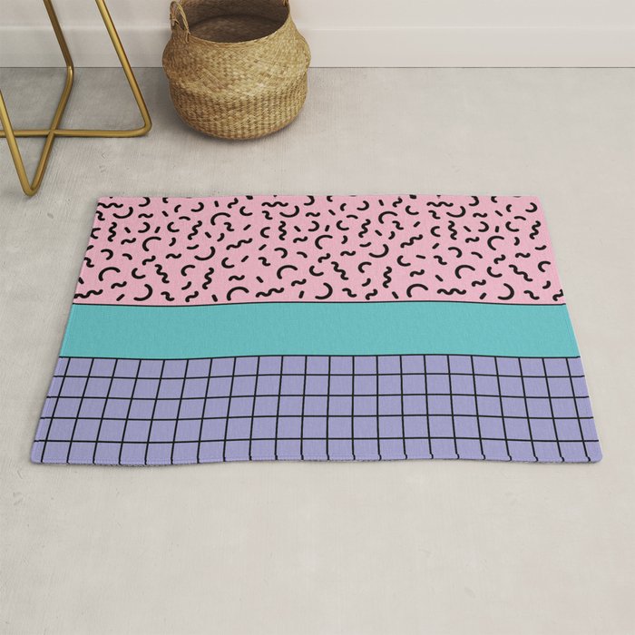 Memphis pattern 61 - 80s / 90s Retro Rug Gallery Image 1