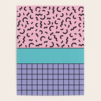 Memphis pattern 61 - 80s / 90s Retro Poster Gallery Image 4