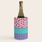 Memphis pattern 61 - 80s / 90s Retro Wine Chiller Gallery Image 3