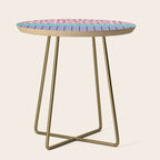 Memphis pattern 61 - 80s / 90s Retro Side Table Gallery Image 1