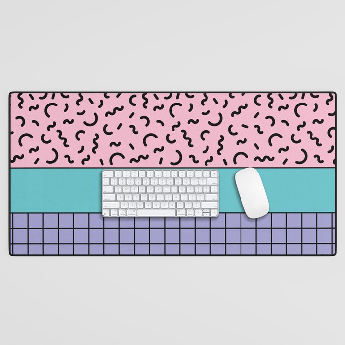 Memphis pattern 61 - 80s / 90s Retro Desk Mat Gallery Image 1
