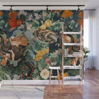 Birds and snakes Wall Mural Gallery Image 1