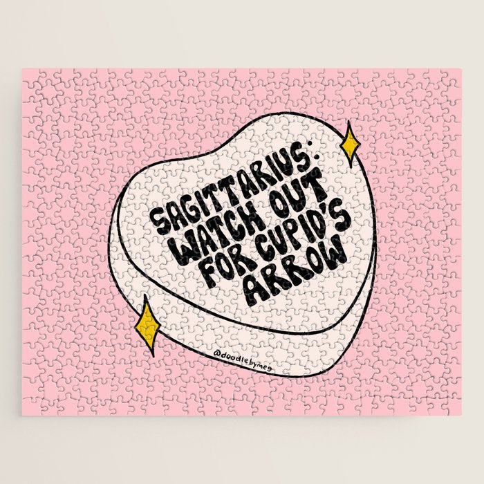 Sagittarius Conversation Heart Jigsaw Puzzle Gallery Image 1