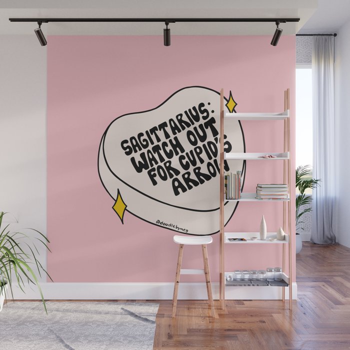 Sagittarius Conversation Heart Wall Mural Gallery Image 1