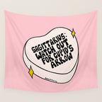 Sagittarius Conversation Heart Wall Tapestry Gallery Image 4