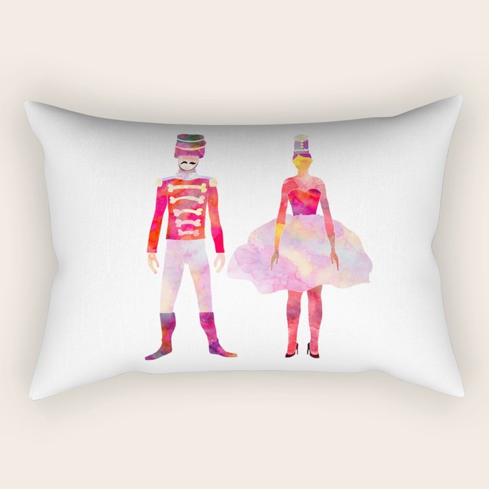 Nutcracker Ballet Rectangular Pillow Gallery Image 2