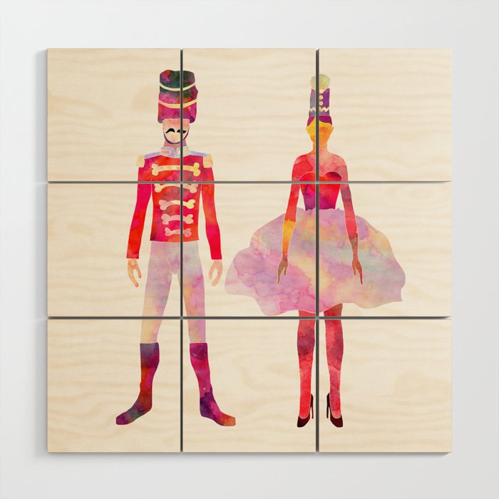 Nutcracker Ballet Wood Wall Art Gallery Image 1