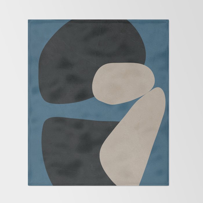 Abstract Balance 7 Throw Blanket Gallery Image 2