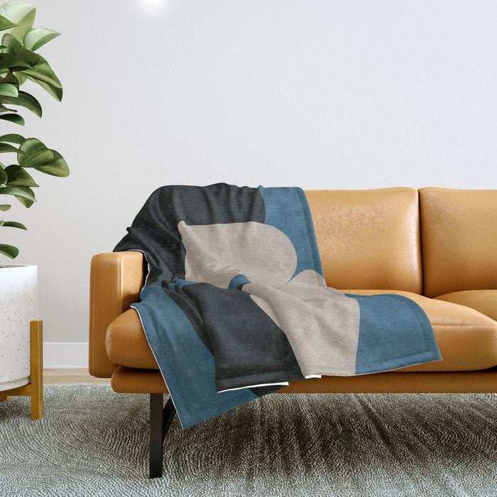 Abstract Balance 7 Throw Blanket Gallery Image 1