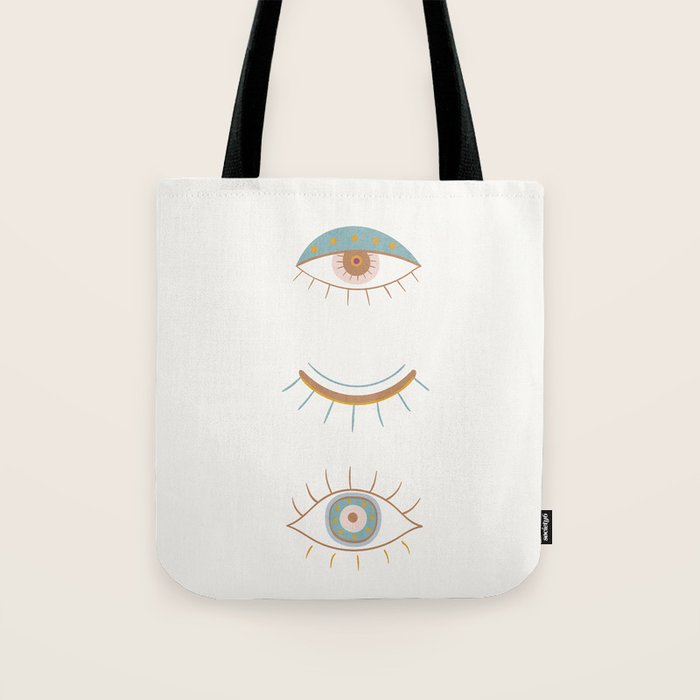 Evil Eyes II Tote Bag Gallery Image 1