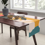 Geometric Blossom 1 Table Runner Gallery Image 2