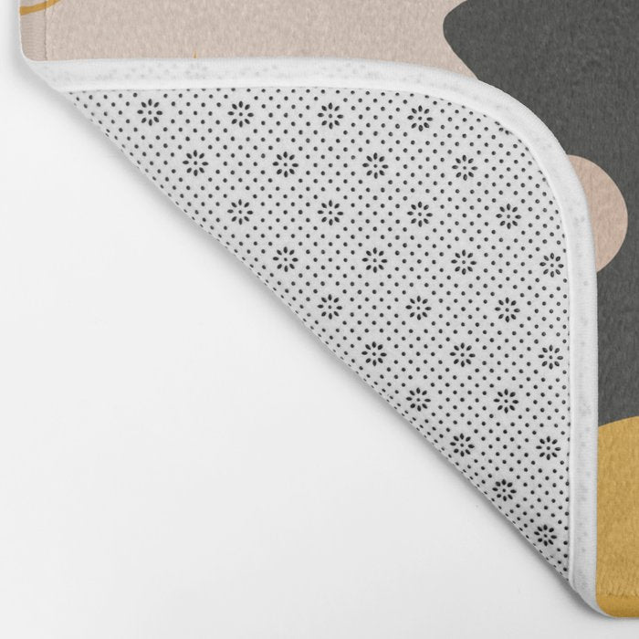 Geometric Blossom 1 Bath Mat Gallery Image 2