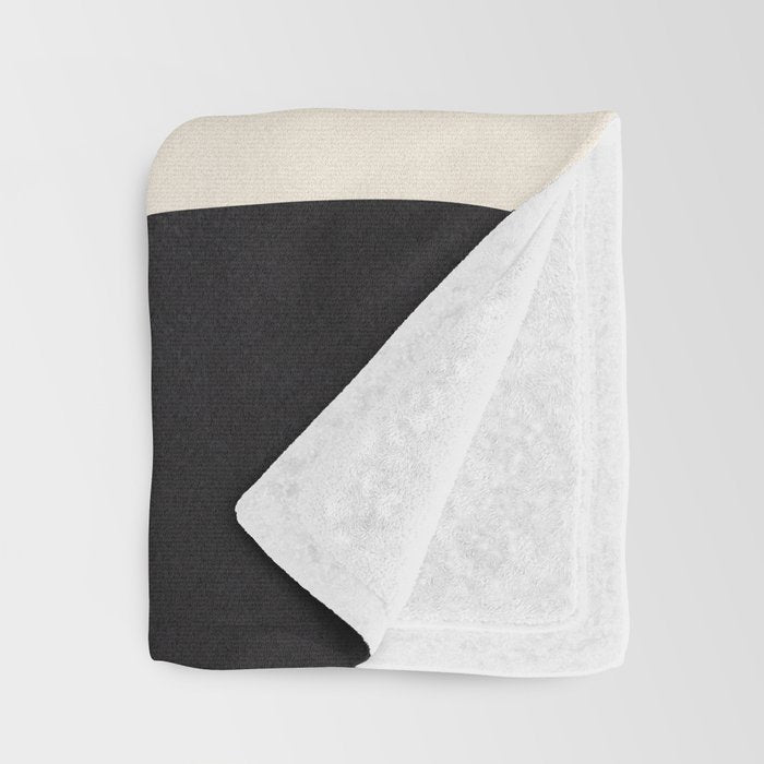 Abstract Art Minimal Shape 4 Throw Blanket Gallery Image 3