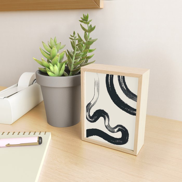 Abstract line art 131 Mini Art Print Gallery Image 2