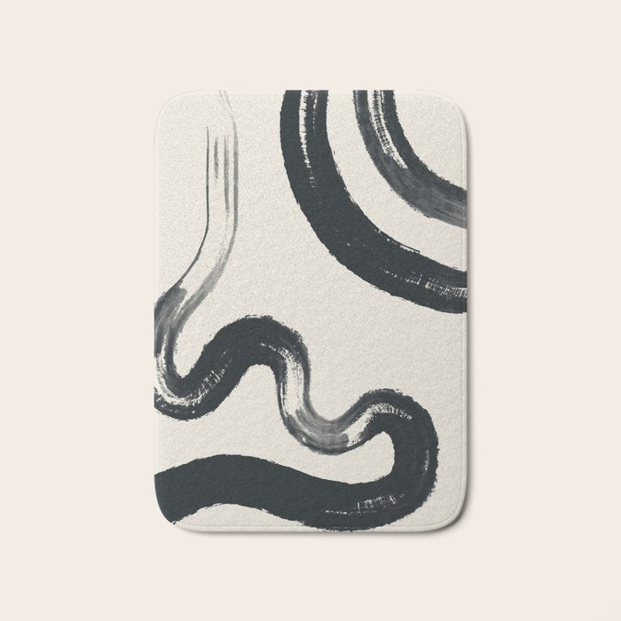 Abstract line art 131 Bath Mat Gallery Image 1