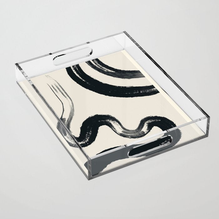 Abstract line art 131 Acrylic Tray Gallery Image 1