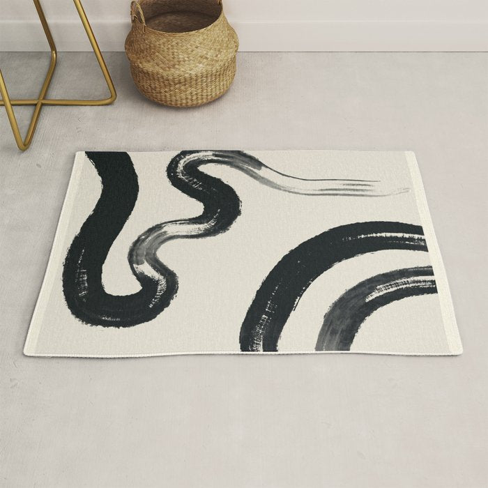 Abstract line art 131 Rug Gallery Image 1