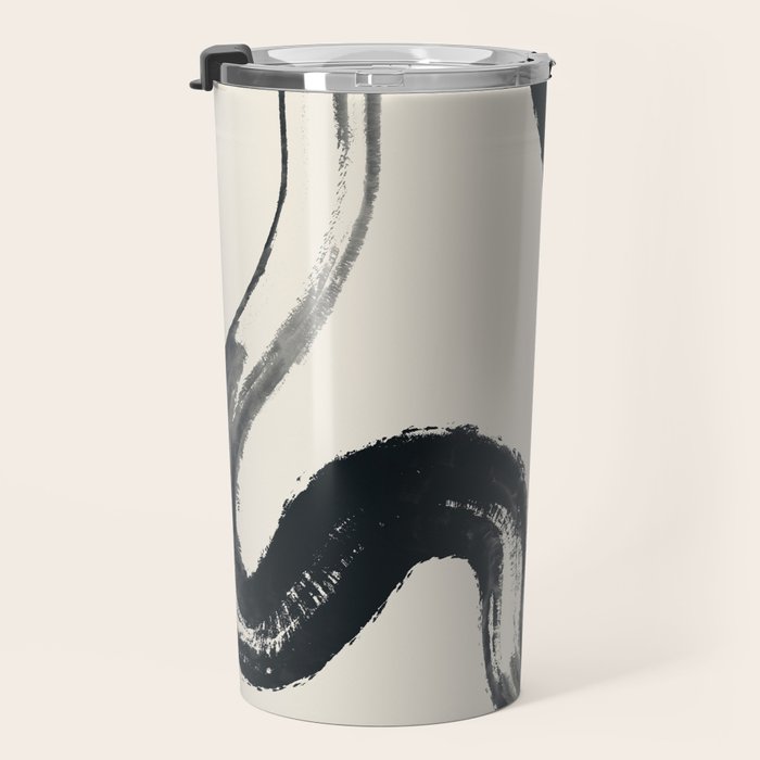 Abstract line art 131 Travel Mug Gallery Image 3