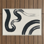 Abstract line art 131 Outdoor Rug Gallery Image 1
