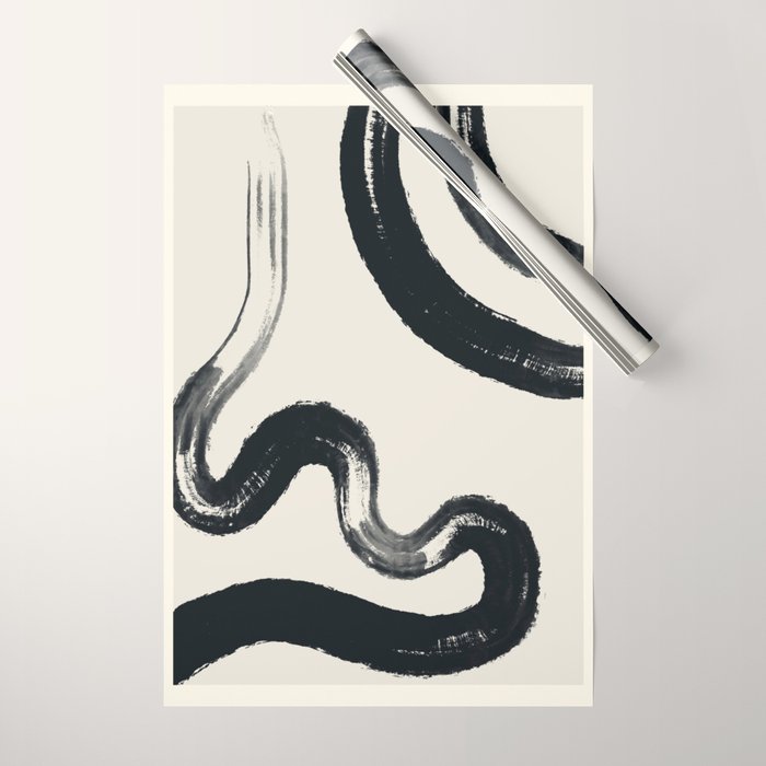 Abstract line art 131 Wrapping Paper Gallery Image 1