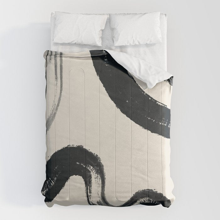 Abstract line art 131 Comforter Gallery Image 1