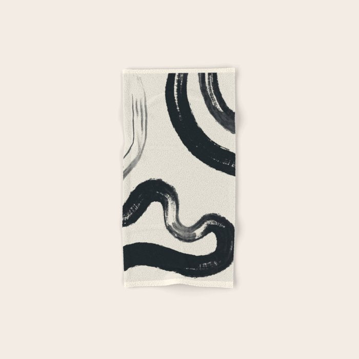 Abstract line art 131 Bath Towel Gallery Image 1