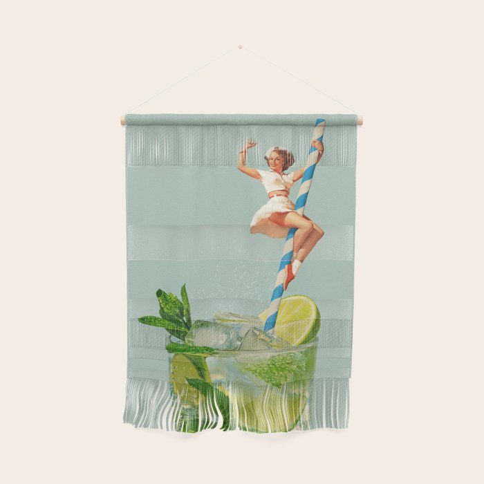 Retro Mojito Cocktail Wall Hanging Gallery Image 1