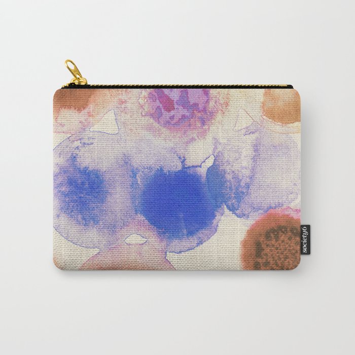 Colorful Acrylic Circles #1 Carry All Pouch Gallery Image 1