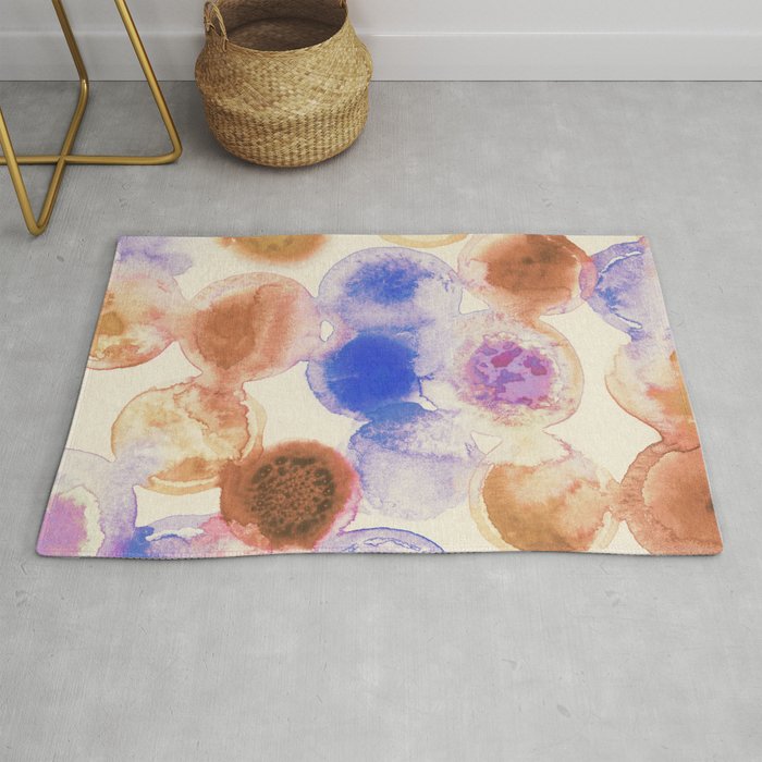 Colorful Acrylic Circles #1 Rug Gallery Image 1