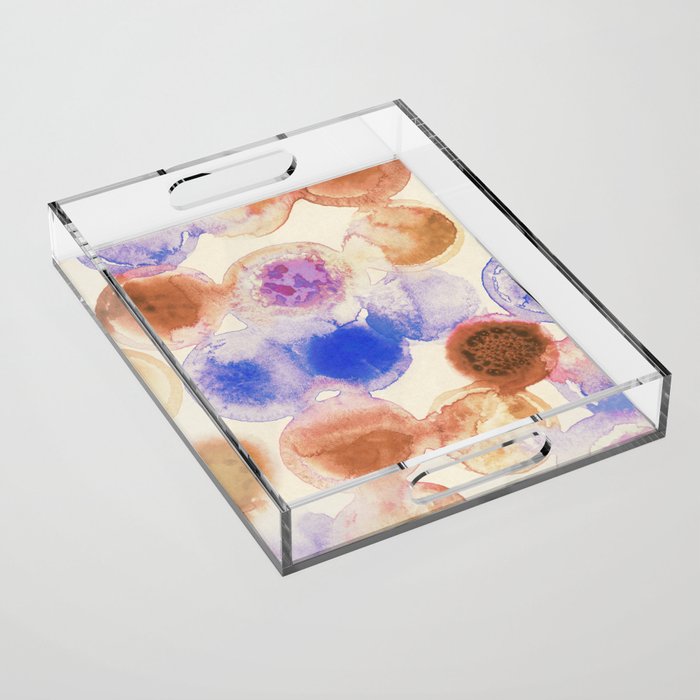 Colorful Acrylic Circles #1 Acrylic Tray Gallery Image 1