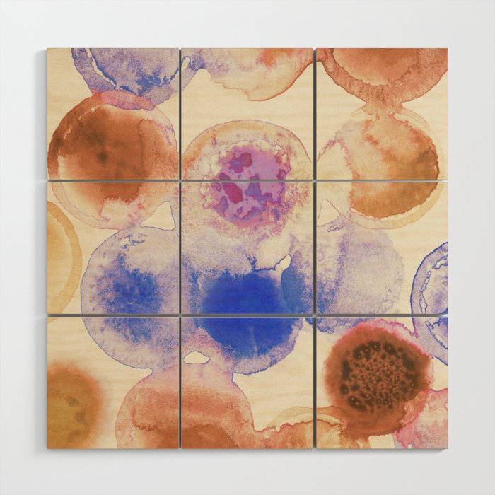Colorful Acrylic Circles #1 Wood Wall Art Gallery Image 1