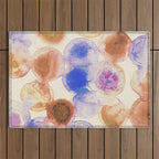 Colorful Acrylic Circles #1 Outdoor Rug Gallery Image 1