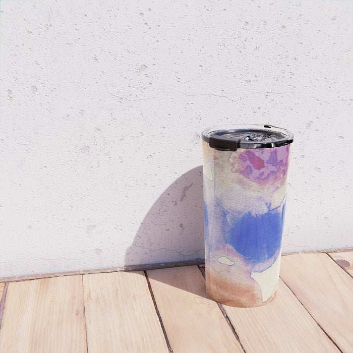Colorful Acrylic Circles #1 Travel Mug Gallery Image 4