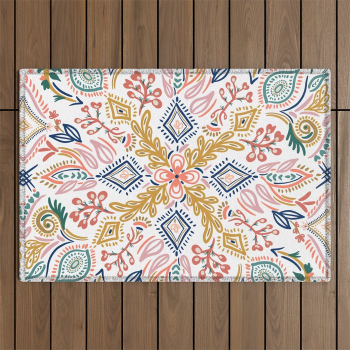 Nain bohem Outdoor Rug Gallery Image 1