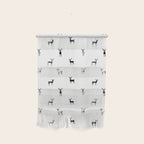 Reindeer animal doodle art pattern Wall Hanging Gallery Image 1