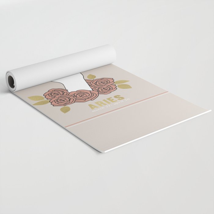Aries Zodiac Series Yoga Mat Gallery Image 2