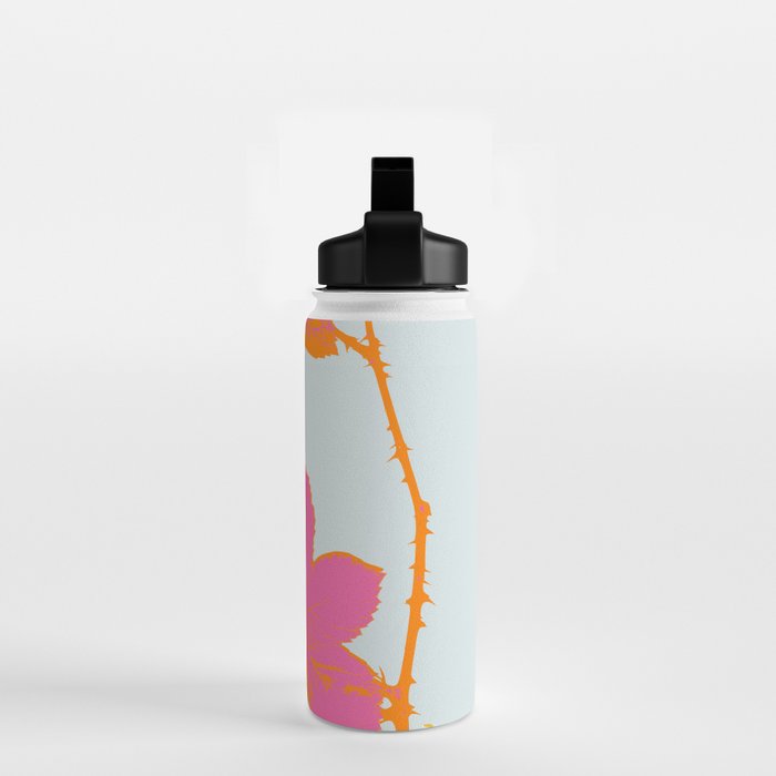 Plant based happyness Blackberry still life Water Bottle Gallery Image 2