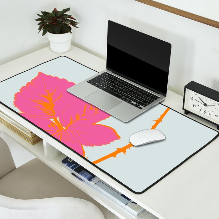 Plant based happyness Blackberry still life Desk Mat Gallery Image 2