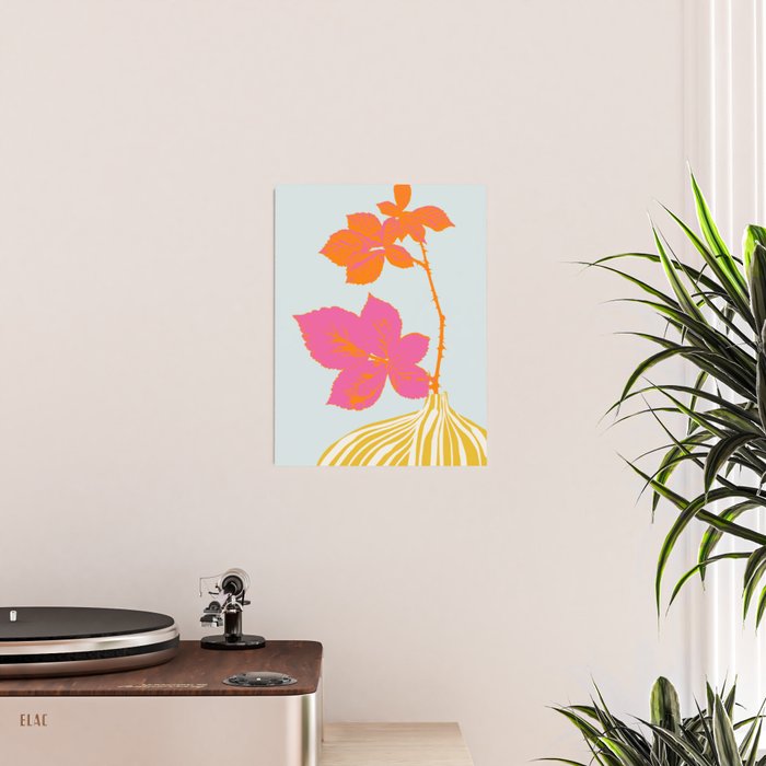 Plant based happyness Blackberry still life Poster Gallery Image 2