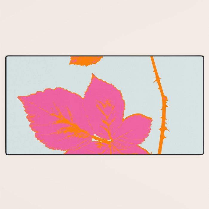 Plant based happyness Blackberry still life Desk Mat Gallery Image 3