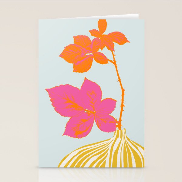 Plant based happyness Blackberry still life Stationery Card Gallery Image 2